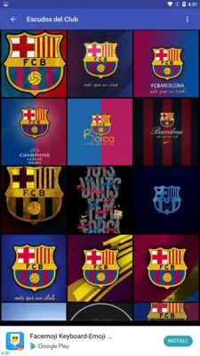 FC Barcelona Fondos android App screenshot 1