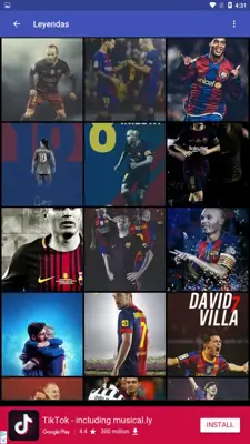 FC Barcelona Fondos android App screenshot 4